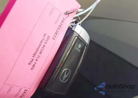 2019 Acura Tlx Tech Pkg из США, поврежденный, VIN 19UUB2F42KA003417